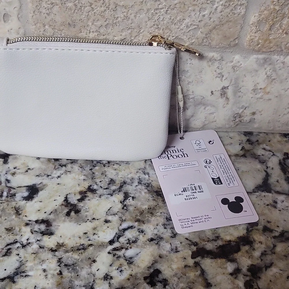 Winnie The Pooh Bag Wallet  Zip Pounch Bundle